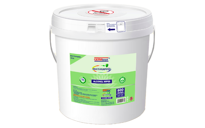 ALCOHOL WIPES WITH BUCKET