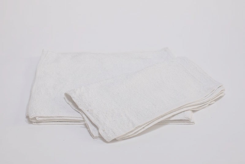 NEW WHITE TERRY TOWELS